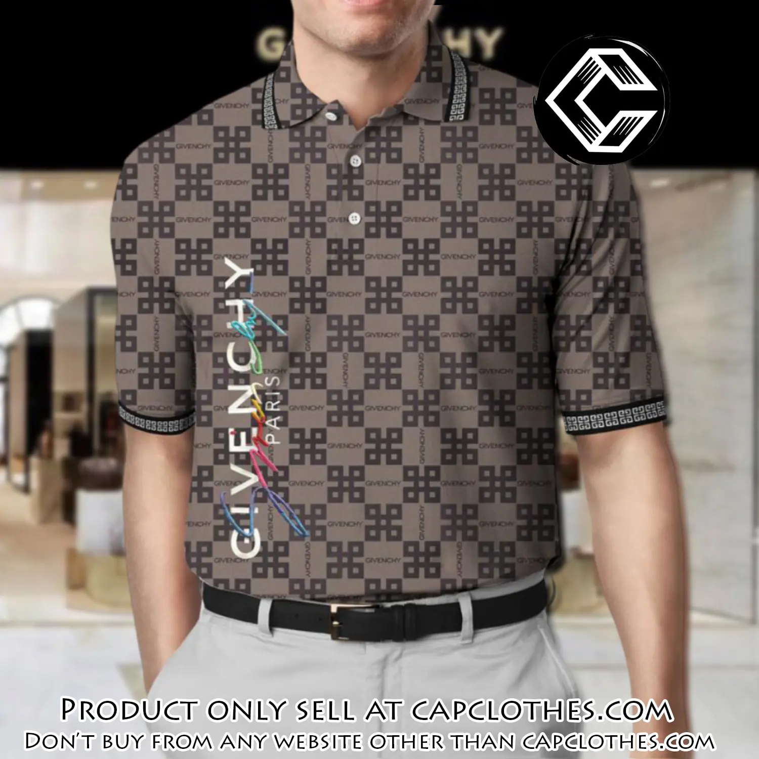 Givenchy premium polo shirt  luxury polo shirt for men pls513 cc0020909